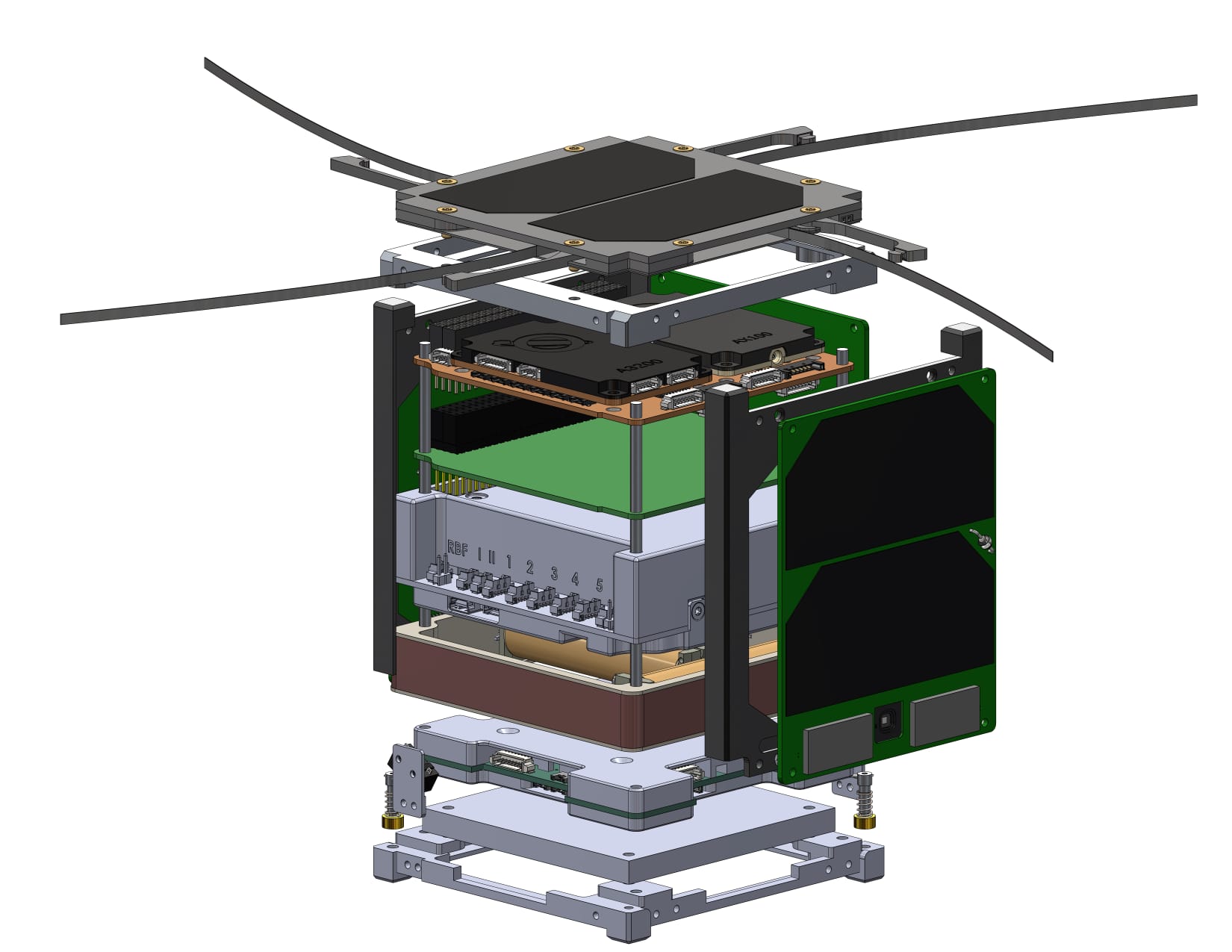 CubeSat 6S — Modello 3D