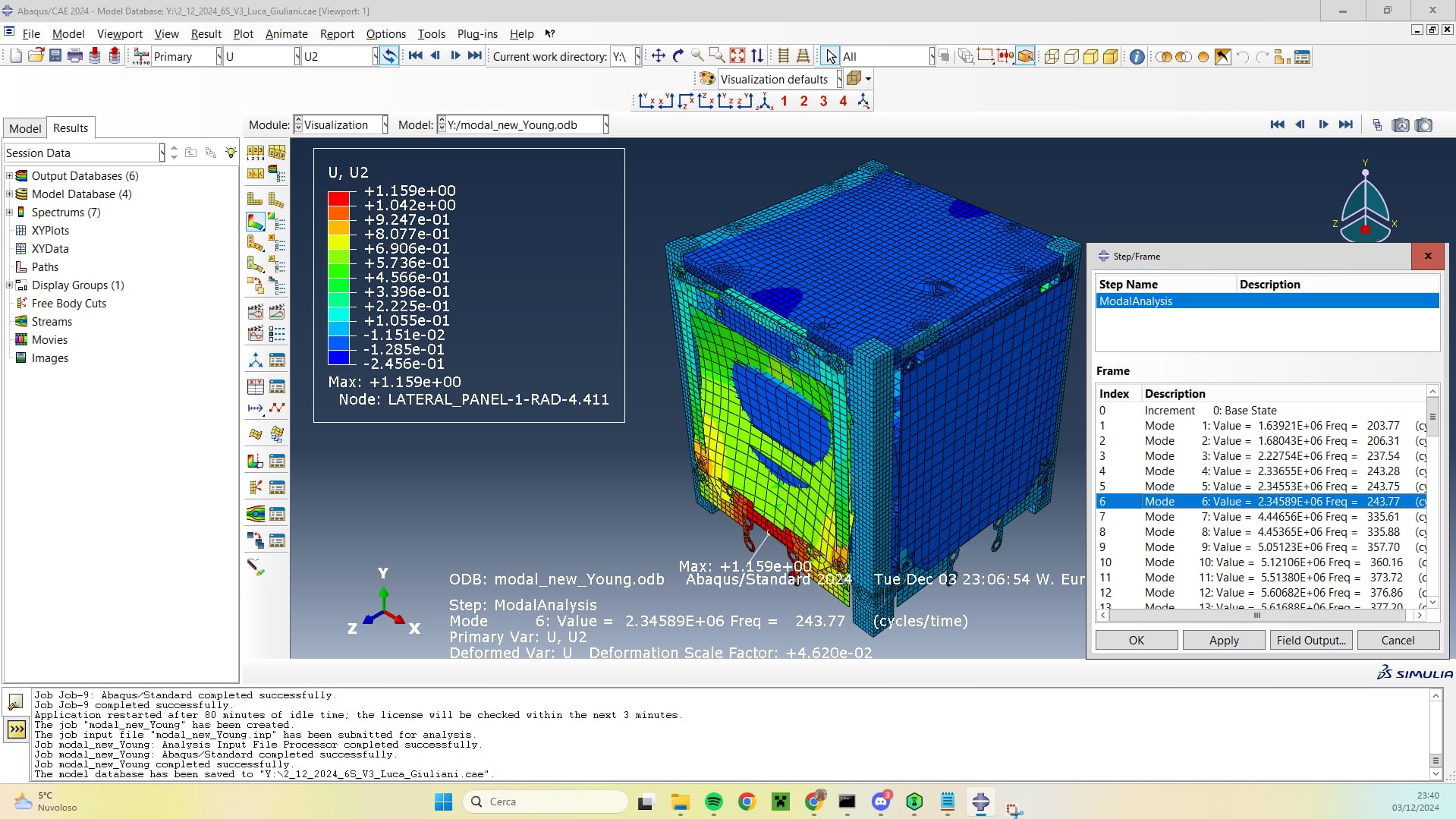 Analisi FEM — Struttura CubeSat (1)